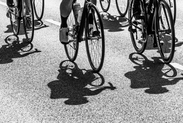 groep fietsers - Bike Mobile